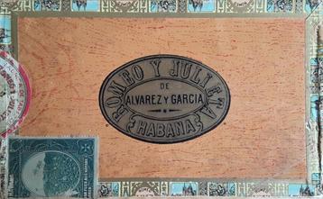 Sigarenkistje. Romeo y Julieta. Jaren '50 of eerder.. beschikbaar voor biedingen