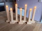 Ikea vintage tafellamp van hout, Ophalen of Verzenden, Zo goed als nieuw, Hout, Minder dan 50 cm