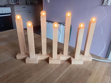 Ikea vintage tafellamp van hout beschikbaar voor biedingen