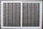 pvc schuifraam , schuifdeur , pu 342 x 230 wit / zwart 9005, Kunststof, 225 cm of meer, Nieuw, Ophalen of Verzenden