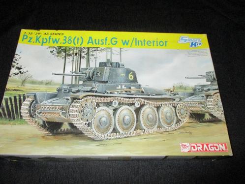 D-165,DRAGON 1-35,NO,6290,Pz.Kpfw. 38(t) Ausf. G w/Interior, Hobby en Vrije tijd, Modelbouw | Auto's en Voertuigen, Nieuw, Overige merken