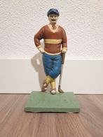 Vintage Gietijzeren Golfspeler Deurstop, Ophalen