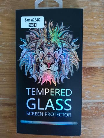 Samsung A22-4G Screenprotector - Tempered Glass beschikbaar voor biedingen