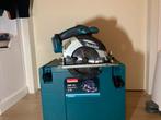 Makita 18V Cirkelzaag DHS610 + 5.0Ah Accu & Snellader, Ophalen, Gebruikt, Cirkelzaag, 30 tot 70 mm