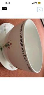 Koo en schotel planten bak, Ophalen