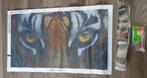 Diamond Painting Tijger Ogen 40x70cm, Ophalen of Verzenden, Nieuw