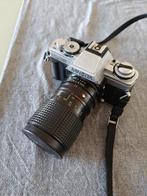 Minolta XG-M camera met 35-105mm lens, band, tas, Audio, Tv en Foto, Fotocamera's Analoog, Ophalen of Verzenden, Gebruikt, Spiegelreflex