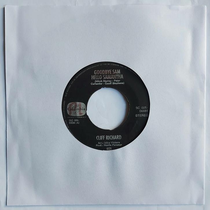 Cliff Richard - Goodbye Sam, hello Samantha, Cd's en Dvd's, Vinyl Singles, Gebruikt, Single, Pop, 7 inch, Ophalen of Verzenden
