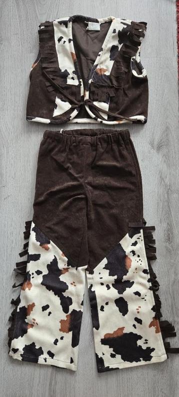 Leuke 3 delig Cowboy outfit mt 116 beschikbaar voor biedingen