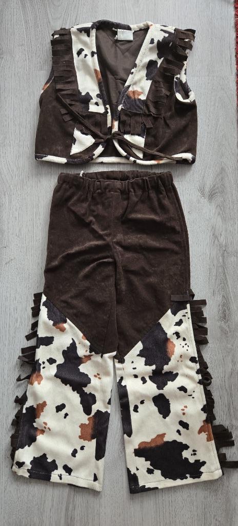 Leuke 3 delig Cowboy outfit mt 116, Kinderen en Baby's, Carnavalskleding en Verkleedspullen, Nieuw, Jongen of Meisje, 110 t/m 116