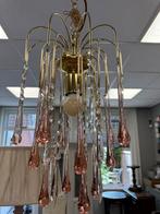 Vintage teardrop kroonluchter, Huis en Inrichting, Lampen | Kroonluchters, Ophalen, Zo goed als nieuw