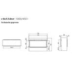 Faber Dimplex E-Box 1000 waterdamphaard, Ophalen of Verzenden, Nieuw, Inbouwhaard, Elektrische haard