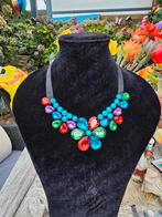 Kleurrijke Statement Ketting met Stenen, Ophalen of Verzenden, Nieuw, Overige kleuren
