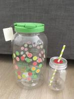 Limonade tap en beker met rietje Nieuw!, Huis en Inrichting, Ophalen of Verzenden, Nieuw, Overige stijlen, Overige typen