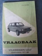 Vraagbaak volkswagen golf dieselmodellen 1977-1980, Auto diversen, Handleidingen en Instructieboekjes, Ophalen of Verzenden