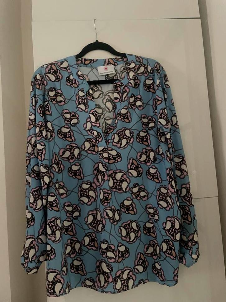 Herzen's Angelegenheit Zijden Blouse - Maat 46, Kleding | Dames, Blouses en Tunieken, Zo goed als nieuw, Maat 46/48 (XL) of groter