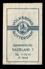suikerzakje 306 Volksbond Rotterdam, Nederland, Ophalen of Verzenden