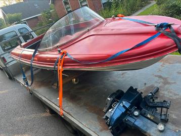 2x speedboot 6pk opknapper beschikbaar voor biedingen