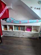 Half hoogslaper met veel opbergruimte, Kinderen en Baby's, Kinderkamer | Stapelbedden en Hoogslapers, Ophalen, Gebruikt, Hoogslaper