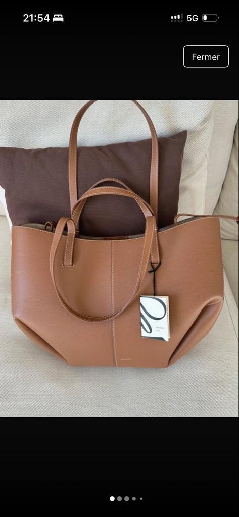 Polène Cyme Shopper - Stijlvolle Handtas, Sieraden, Tassen en Uiterlijk, Tassen | Damestassen, Zo goed als nieuw, Shopper, Bruin