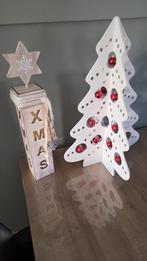 Te koop mooie kerstversiering, kerstboom en pilaar!, Diversen, Kerst, Ophalen of Verzenden, Zo goed als nieuw