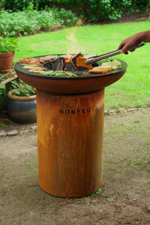 MAGAZIJN UITVERKOOP Bonfeu BonBiza plancha NIEUW, Tuin en Terras, Buitenkeukens, Nieuw, Houtskool, Vrijstaand, Ophalen of Verzenden
