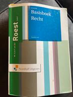 Basisboek Recht - Roest (red.) - 12e druk, Ophalen of Verzenden, Gamma, Gelezen, HBO