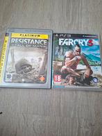 PS3 Spellen: Resistance & Far Cry 3, Ophalen of Verzenden, Gebruikt, Shooter, Vanaf 18 jaar