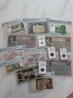 PMG/NGC 11 biljetten + 4 munten Superset Guldens Verzameling, Ophalen of Verzenden, 1000 gulden, Setje