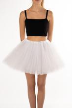 Witte Tutu Tule 68-98 Rokje Dunne Petticoat Tule Rok Kind, Ophalen of Verzenden, Nieuw, 104 of kleiner, Meisje