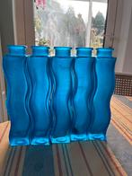 5 IKEA Vaasjes - Blauw - Onbeschadigd, Ophalen, Blauw, Minder dan 50 cm, Glas