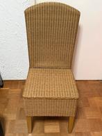 6 originele LOOM (rotan) stoelen., Ophalen, Gebruikt, Bruin, Hout