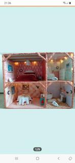 Mooi Muizenhuis met meubeltjes en muisjes, Ophalen, Zo goed als nieuw, Poppenhuis