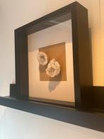 Zwarte lijst Bergkristal geodes edelstenen cadeau decoratie, Minder dan 50 cm, Nieuw, Ophalen of Verzenden, Minder dan 50 cm