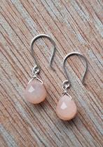 handgemaakte oorbellen echt zilver en zonnesteen, Sieraden, Tassen en Uiterlijk, Oorbellen, Hangers, Verzenden, Nieuw, Oranje