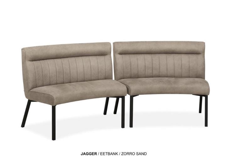 Eetkamerbank Jagger set van 2 stuks, Huis en Inrichting, Stoelen, Nieuw, Drie, Stof, Overige kleuren, Ophalen