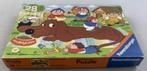 Mainzelmännchen III puzzel Ravensburger 28 st. Vintage 1978, Verzenden, Minder dan 500 stukjes, Zo goed als nieuw
