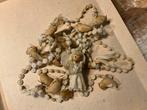 KERSTKETTING UIT JAREN 50 MET VOGELS EN ENGELTJE, Diversen, Kerst, Ophalen of Verzenden, Gebruikt