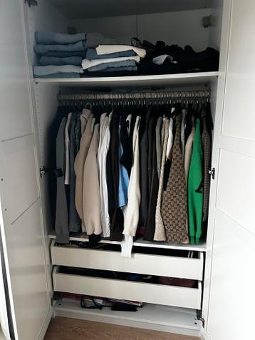 Witte IKEA Pax kast - 100x58x201 cm - afbeelding 4