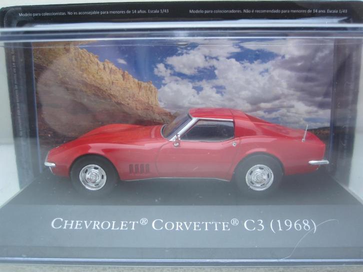 Chevrolet Corvette C3 Coupé 1968 1:43 Atlas, Hobby en Vrije tijd, Modelauto's | 1:43, Nieuw, Auto, Overige merken, Ophalen of Verzenden