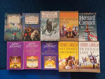 10-tal Koning Arthur romans - Stephen Lawhead /Jack Whyte   beschikbaar voor biedingen
