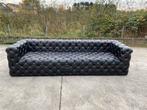 Xxl 3.00 breed Chesterfield Kingsize stoere industriële bank, Ophalen, 250 tot 300 cm, Gebruikt, Chesterfield