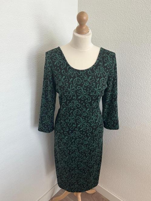 King Louie maat XL donkergroene glitter jurk 71, Kleding | Dames, Jurken, Zo goed als nieuw, Maat 46/48 (XL) of groter, Groen