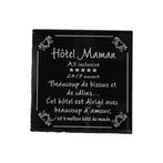 Hôtel Maman decoratietegeltje, Auperlé Deco, Stationsweg 2 3255 BL Oude-Tonge, Verzenden, Nieuw