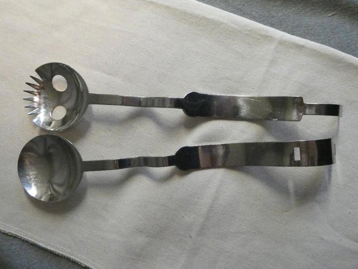 Menu design slabestek/serveerbestek, Huis en Inrichting, Keuken | Bestek, Gebruikt, Bestekset, Rvs of Chroom, Vaatwasserbestendig