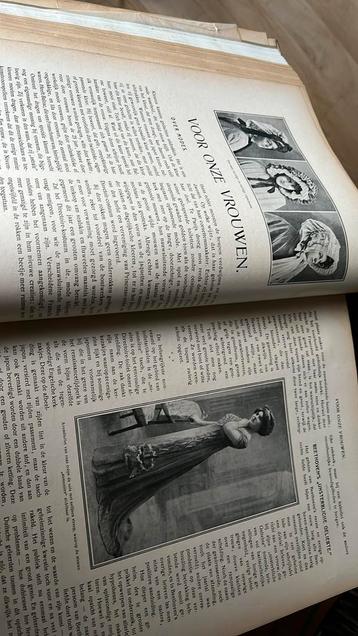 Op de hoogte tijdschrift 1909 waaiers mode cowboy zijderups beschikbaar voor biedingen