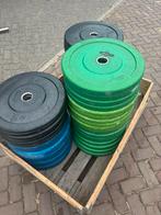 Bumperplates - Gekleurd per gewicht - €2/kg, Ophalen, Halterschijven, Gebruikt, Idk