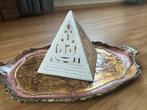 Albasten piramide - Piramides van Gizeh, Huis en Inrichting, Woonaccessoires | Kandelaars en Kaarsen, Ophalen of Verzenden