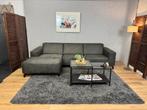 GRATIS LEVERING Robuuste Antraciete Microleren Hoekbank, Huis en Inrichting, Banken | Bankstellen, Ophalen of Verzenden, Zo goed als nieuw