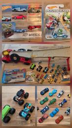 Mattel Hot Wheels auto's Monster Trucks Mario Jurassic World, Racebaan, Ophalen of Verzenden, Zo goed als nieuw, Hot Wheels